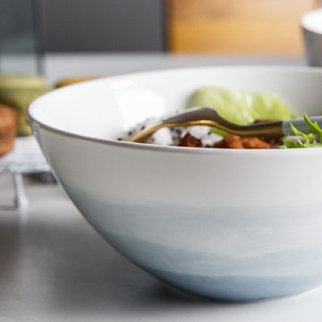 ijarl家用陶瓷面碗創意餐具斗笠碗大湯碗個性拉面碗沙拉碗泡面碗