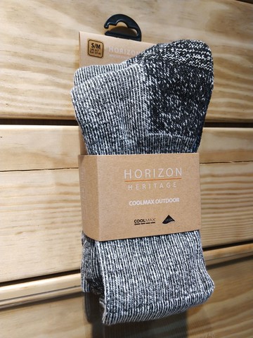 英國《HORIZON》 DELUXE COOLMAX OUTDOOR 2PK 機能襪 2雙套裝組