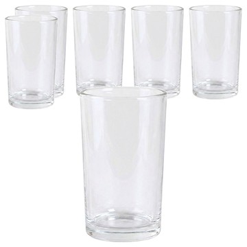 Deli Y1052 燒啤玻璃杯  直徑 6.5 cm x 高 11 cm  6個