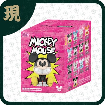 迪士尼米奇笑能引力系列icon box手辦盲盒(一中10入1600)