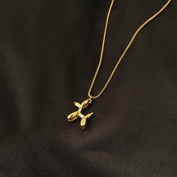 【missy shop】氣球小狗項鍊
