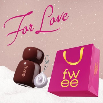 【fwee】我愛你🌹NEW!! 玫瑰心動鎖色唇露+品牌鑰匙扣+品牌紅包袋(附提袋)