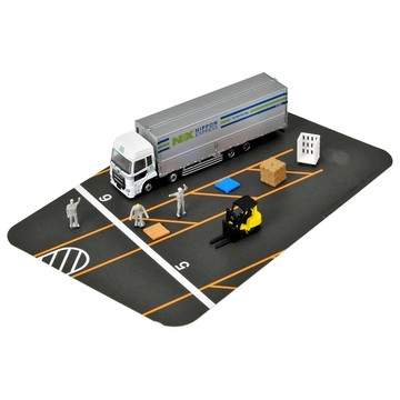 【超萌行銷】TOMYTEC Truck Logistics Site Wing Van Set E NX NIPPON