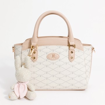 PLAYBOY - 小手提包附長背帶 Graceful系列 - 米白色