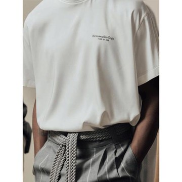 ESSENTIALS ZONE復線FOG聯名寬松純棉簡約標語短袖T恤男女情侶潮