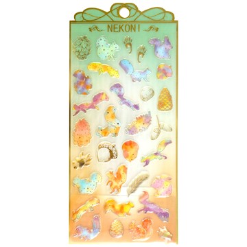 松鼠橡子水晶鎏金工藝貼 50895