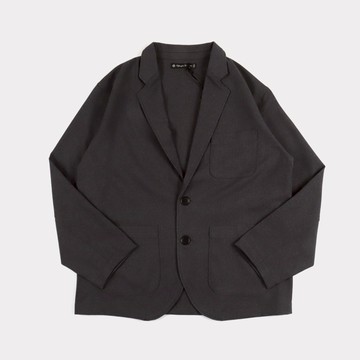 日本Audience 類羊毛面料光澤感盒型剪裁吸水速乾抗皺起毛球可水洗滌涼爽西裝夾克(有褲子成套)