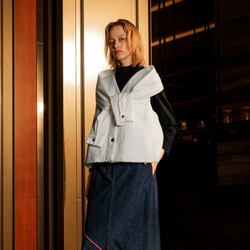 假袖綁帶鋪棉背心| 層次調節 | 疊搭自如 |溫度剛好