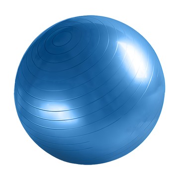 捷華 瑜珈球 直徑65cm 藍色 附充氣泵  65cm