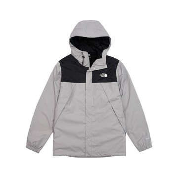 the north face 男 dv防水兩件式刷毛外套 ap黑/灰7w7t/兩件式/防水透氣/