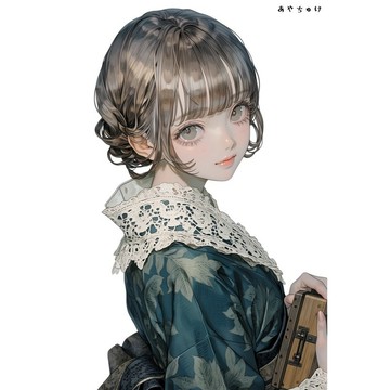 【9 月新品】07-142-0262 人物貼紙 幻想復古浪漫喫茶