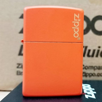 【現貨】美國 Zippo 打火機 正品 橙色亞光烤漆  (型號231ZL)