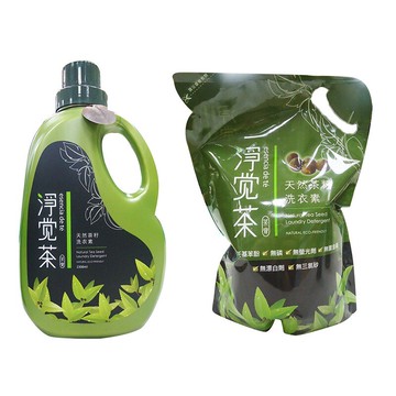 茶寶-淨覺茶天然茶籽洗衣素(瓶裝/補充包)