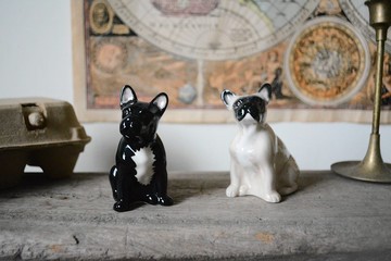 仿真法鬥造型手繪陶瓷調料罐