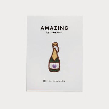 Sticker布貼 - 香檳