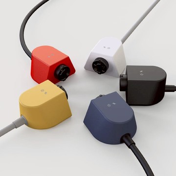 GaN好快！電源方塊 礫石白