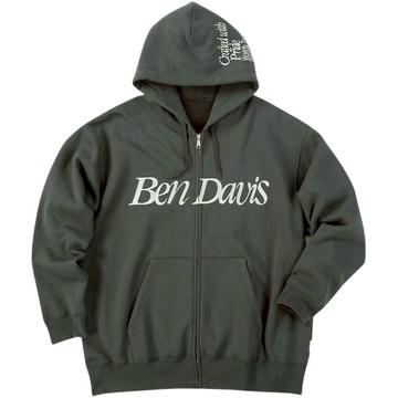 BEN DAVIS 25780063 SLANT LOGO ZIP HOODIE 連帽外套 (四色)