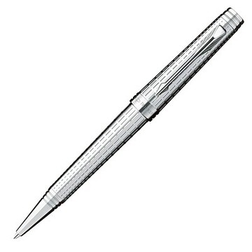 【文具通】PARKER 派克 PREMIER 尊爵系列-銀桿原子筆 PK-P0888000【領券滿額再折千12/31止】
