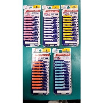 日本jacks 齒間刷 牙間刷 10入 （尺寸0號 1號 2號 3號 4號）