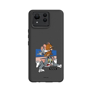 Zenfone 11 Ultra SolidSuit 黑 - 湯姆貓與傑利鼠 Tom and Jerry - 驚呆表情包
