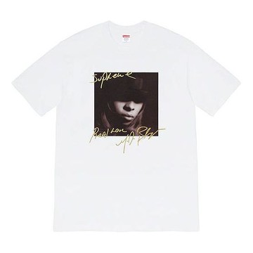 Supreme FW19 Week 1 Mary J. Blige Round Neck Unisex White