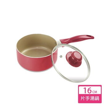 【御膳坊】16CM親子手作片手鍋-鮮紅