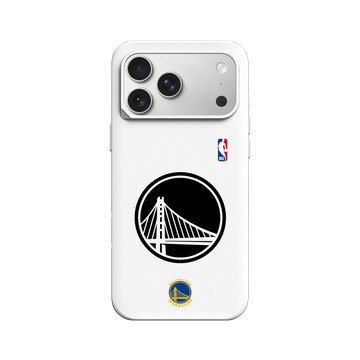 iPhone 17 Pro Max SolidX 白 - NBA - B&W-金州勇士 Golden State Warriors B&W - Light