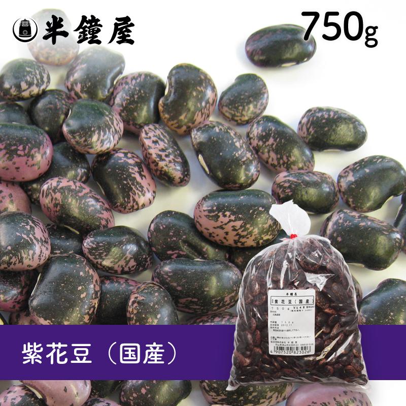 紫花豆（北海道産）750g（甘煮、甘納豆に）