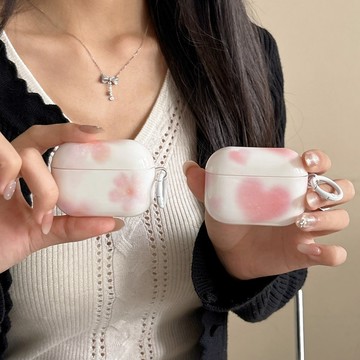ins暈染 閃粉愛心 耳機保護套 適用 AirPods Pro3 2 Air Pods 4代 三代 耳機保護殼 耳機套