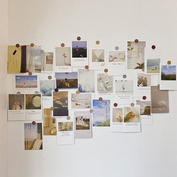 IL 牆面裝飾紙卡組 30張/組 14.3 x 9.3cm 無框 1組