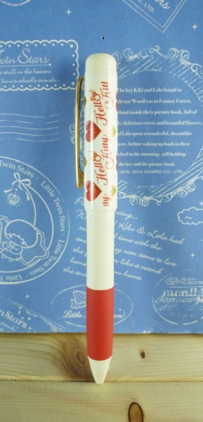 【震撼精品百貨】Hello Kitty 凱蒂貓~KITTY多色原子筆-2色-白愛心