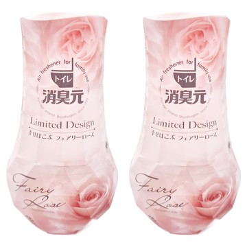 KOBAYASHI 小林製藥 消臭元 浴廁除臭劑，持久消臭，幸福香氛  仙女玫瑰  400ml  2瓶
