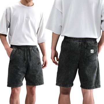 Nike AS M NSW Denim Wash Short GCEL 男款 灰黑色 牛仔 短褲 IF2858-010