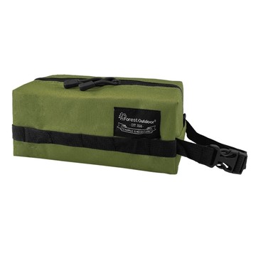 Forest Outdoor 群森戶外 面紙收納包 85g  軍綠色  1個  21 x 11 x 9cm