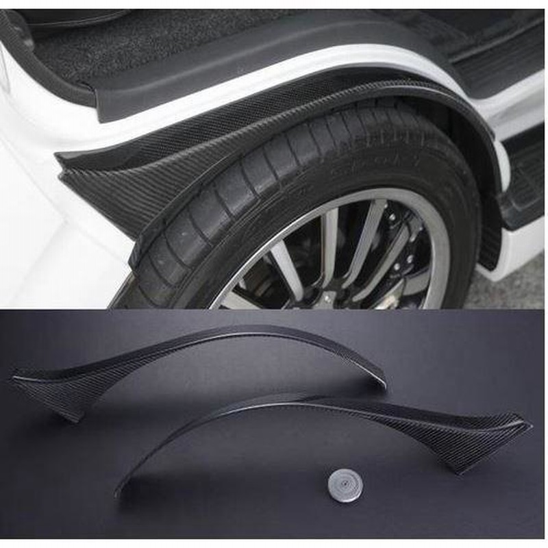 即納】CRS ESSEX オーバーフェンダー(25mm) ABS製 □ハイエース