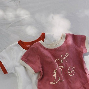 🎀biubiu童裝🎀寶寶公主裙裙子新款小童休閒洋氣棒球裙純棉女童連衣裙短袖