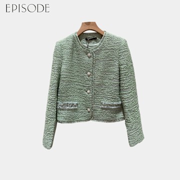 EPISODE - 氣質百搭立體紋理須邊小香風外套E52005