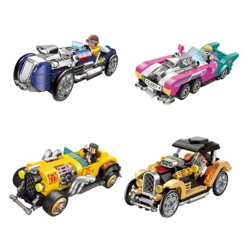 [積木共和國] 【ZHEGAO哲高】SC3007 酷炫跑車系列 一套四款販售(益智拼裝積木)