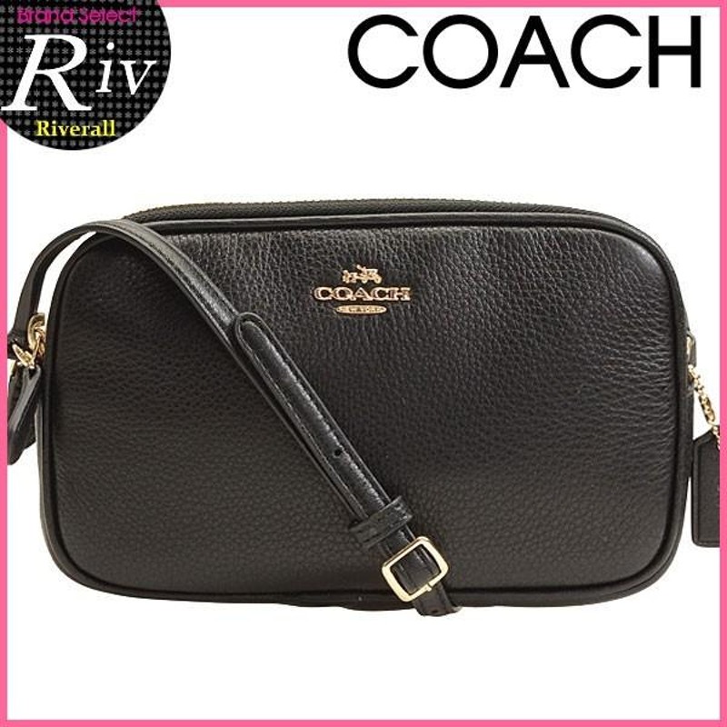 新品　COACH ミニショルダーバック　ブラック コーチ バッグ COACH 斜めがけ ミニショルダーバッグ 新作