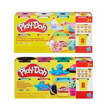 (孩之寶) 培樂多Play-Doh 8色黏土組 混2 隨機出貨
