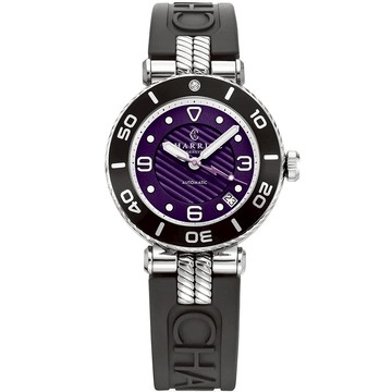 CHARRIOL 夏利豪 St-Tropez系列 運動風現代機械錶-36mm SF36ABS.142.003