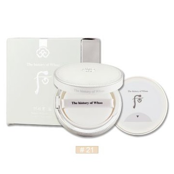 (即期品)Whoo 后 拱辰享雪白氣墊粉底 13g x 2（效期至2027年05月）