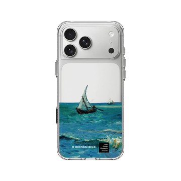iPhone 17 Pro Max Clear Case（相機按鈕） 透明 - Van Gogh Museum - 海濱的漁船