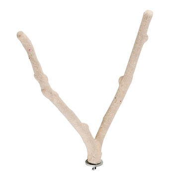 Canary 超輕感美指棲木 B-A447 小V 鳥用品 小鳥休息 磨爪 棲木站棍  天然木色  1個