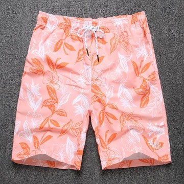 海邊度假沙灘褲男速干可下水情侶夏季寬松大碼防尷尬短褲溫泉泳褲