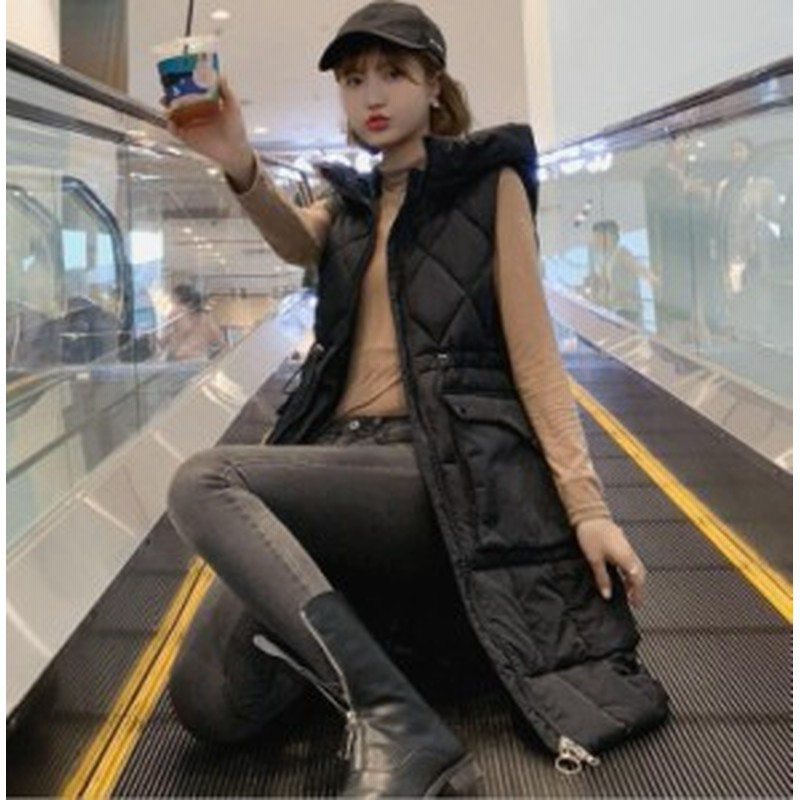 多色 レディース ダウンベスト ロング丈 中綿ダウン 中綿ベスト アウター フード取外し可能 厚手 暖かい 40代 M 3xl 通販 Lineポイント最大7 0 Get Lineショッピング