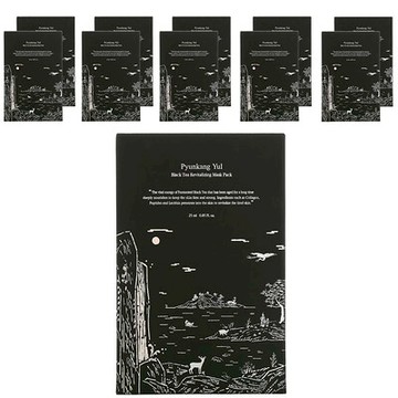 Pyunkang Yul, 紅茶煥膚美容面膜，10 片，0.85 液量盎司（25 毫升）