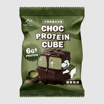 睿獸巧克高蛋白方派 多口味 (8入/盒)-抹茶Motcha