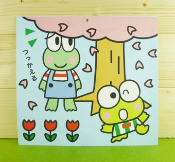 【震撼精品百貨】KeroKeroKeroppi 大眼蛙~雙面卡片-藍鬱金香