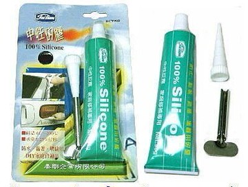 中性矽膠100% Silicone 防水、黏著、修補、填縫用 黑色 (VXR-001)